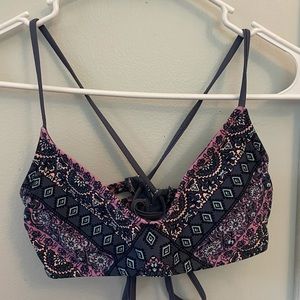 Patterned women’s Target bikini top